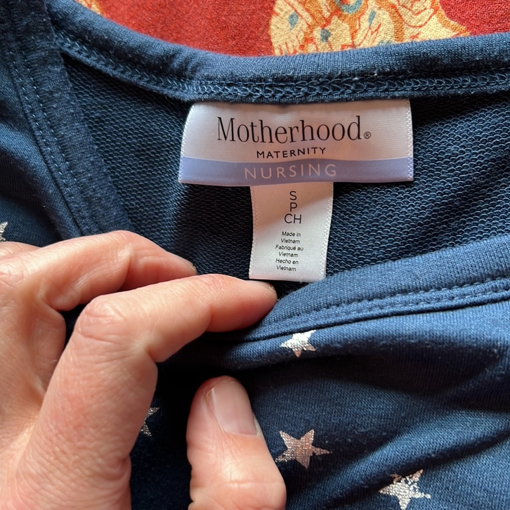 Motherhood Maternity Tulip-Style Nursing Sweatshirt - Picture 4 of 4